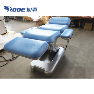 BXD101 Blue Electric Three <strong>Functions</strong> Blood Donation <strong>Dialysis</strong> Chair with Integral Mobile Drawer - Product Image 4