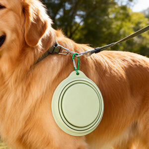 Bouteille d'eau pliable pour animaux de compagnie, distributeur d'eau portable pour chien, utilisable en extérieur, petites et grandes tailles, avec bouteille remplaçable. - Product Image 2