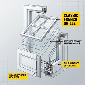 <span class=keywords><strong>Porte</strong></span> française AOSTTER insonorisée à <span class=keywords><strong>double</strong></span> <span class=keywords><strong>vitrage</strong></span> en <span class=keywords><strong>PVC</strong></span> blanc, <span class=keywords><strong>porte</strong></span> intérieure, entrée de salle de bain, <span class=keywords><strong>porte</strong></span> coulissante intérieure - Product Image 4