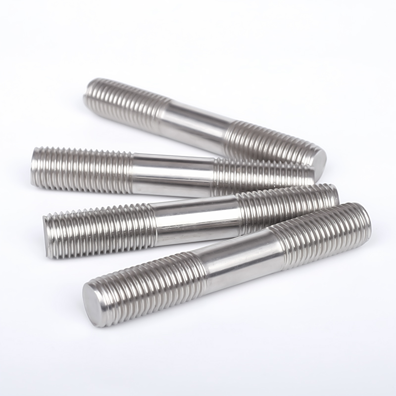 A2 304 thép không gỉ M5 M6 M8 đôi kết thúc Threaded Rod thanh bu lông Stud