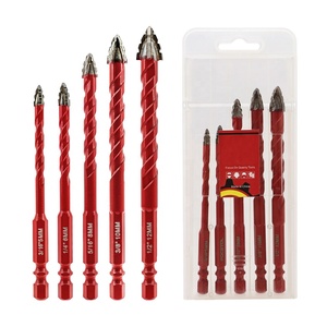 Nhanh chóng phù hợp với cacbua vonfram khô & ướt khoan <span class=keywords><strong>bit</strong></span> hợp kim tam giác Xoắn sáo chéo Xoắn khoan <span class=keywords><strong>bit</strong></span> cho Gạch gốm thủy tinh - Product Image 2