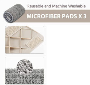 Serpillère pulvérisatrice la plus vendue 2026 avec chiffon en microfibre pour le nettoyage des sols, des fenêtres, de la maison et de la cuisine, avec tête rotative à 360° - Product Image 3