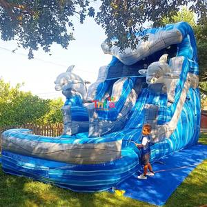 Tobogán Inflable de Grado Comercial, Parque Infantil al Aire Libre para Niños, Grandes Toboganes de Agua, Castillos Inflables, Tobogán Acuático - Product Image 3