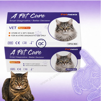 Kit de test de diagnostic vétérinaire pour chats : Détection de l'antigène de la leucémie féline (FeLV) et des anticorps du VIH félin (FIV) – Vente en gros, service OEM personnalisé