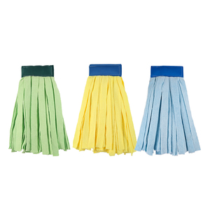 Bán buôn tùy chỉnh sợi nhỏ sàn ướt lau sợi nhỏ lau với vít attachmnt đầu refill cho thương mại Làm Sạch Sàn - Product Image 1