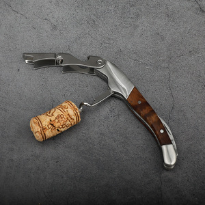Sacacorchos <span class=keywords><strong>de</strong></span> Madera <span class=keywords><strong>de</strong></span> Palisandro con Logotipo Personalizado, Llave <span class=keywords><strong>de</strong></span> <span class=keywords><strong>Camarero</strong></span> para Vino con Funda <span class=keywords><strong>de</strong></span> Cuero - Product Image 3