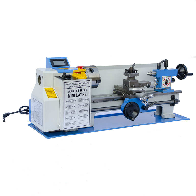 Light Duty Miniatuur Multi-Functionele Huishoudelijke 220V Precisie Houtbewerking Onderwijs 0618 Lage Kosten Kleine Draaibank Machine