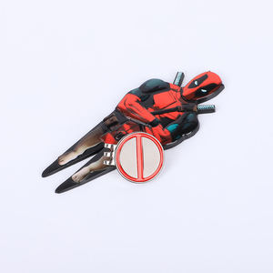 Ensemble de marqueurs de balle de golf et outils de réparation de divots magnétiques haut de gamme avec logo personnalisé du fabricant - Product Image 4