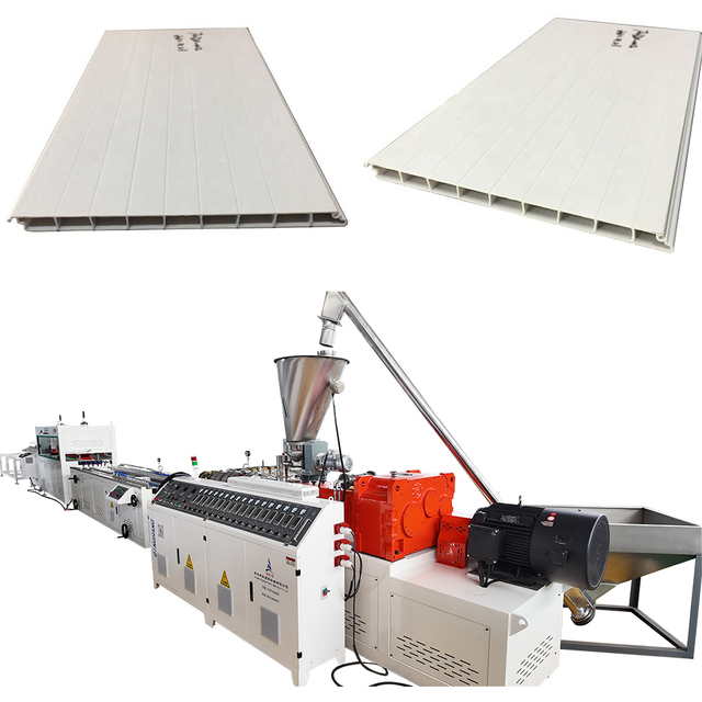 High Productivity Twin Screw PVC/UPVC Hollow Board Profile Extrusion Machine Filament Wire Bar Plates Sheet Film Straw