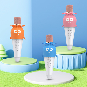 ลำโพงคาราโอเกะ K5 น้ำหนักเบา พร้อมไมโครโฟนและช่องเสียบ USB สำหรับเด็กฝึกร้องเพลงหรืองานปาร์ตี้กลางแจ้ง - Product Image 1