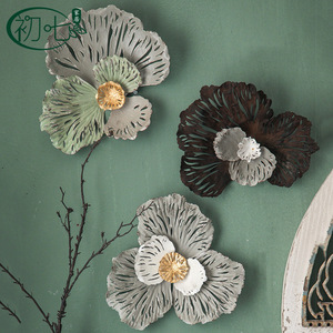 งานศิลปะตกแต่งผนังเหล็กดัดรูปทรงไม่สม่ำเสมอสำหรับแขวนตกแต่งบ้าน ห้องนอน ทางเข้าบ้าน - Product Image 1