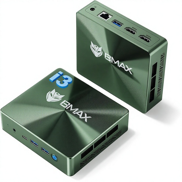Bmax B6 Plus Mini PC Intel Core I3 (i3-1000NG4) 12GB LPDDR4 512GB NVMe SSD Intel Iris Plus Graphics 4K Triple Display Windows 11