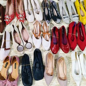 <span class=keywords><strong>Ballerine</strong></span> in Camoscio con Decorazioni in Strass e Perle Finte, Versatili e Comode, Slip-On con Punta Chiusa, Premium JackWen Factory - Product Image 1