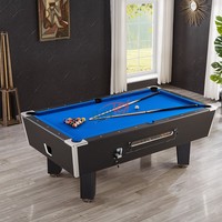 Table de billard à monnayeur populaire et à prix abordable, disponible en tailles 7 et 8 pieds
