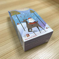 Boîte cadeau de Noël pour fruits avec papier kraft et matériaux recyclés - Taille personnalisable