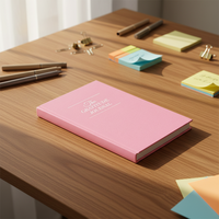 Agenda quotidien personnalisé en tissu de lin et de coton 2026, carnet de gratitude, organiseur, carnet en cuir, agenda quotidien avec poche arrière
