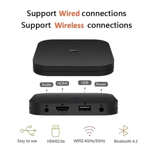Boîtier multimédia TV intelligent 4K Ultra Version Google Quad Core HD LED Radio Media Player Mi Box S Android - Product Image 3