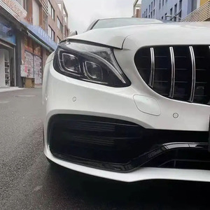 Kit de carrocería modificada para <span class=keywords><strong>Mercedes</strong></span> <span class=keywords><strong>Benz</strong></span> W205, parachoques estilo AMG con rejilla, modificado a <span class=keywords><strong>2019</strong></span> C63 - Product Image 3