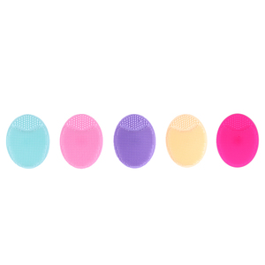 Custom Logo Food Grade <b>Silicone</b> Baby Face Cleaning Pad Soft Colorful Spa Scrub Cleanser <b>Tool</b> - Product Image 2