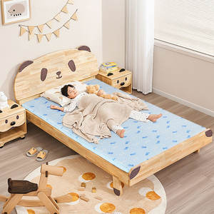 Alas Kasur Bayi, Kasur Busa Memori Gel Nyaman Dua Sisi dengan Penutup Poliester Lembut yang Dapat Dilepas, Anti Tendang - Product Image 2