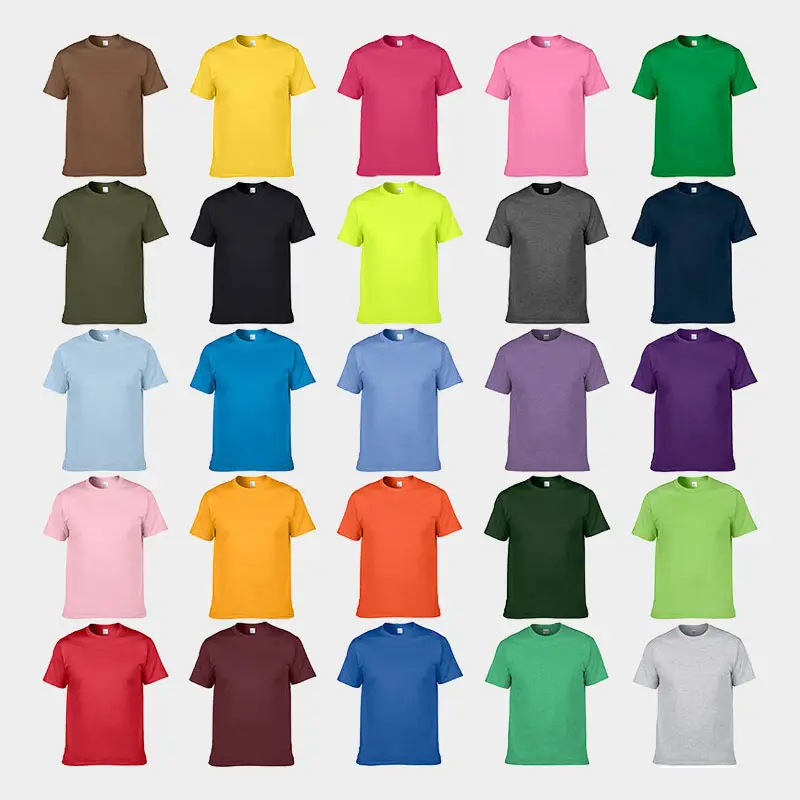 Camiseta de manga curta em branco para mulheres, camiseta com estampa personalizada 100% algodão unissex, camisas de gola redonda, camisetas de algodão 180g
