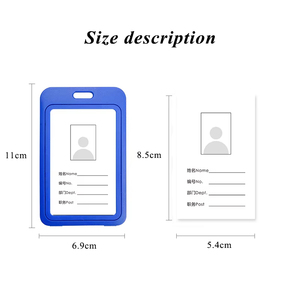 Insignia de identidad Abs de color caramelo, cordón de plástico para trabajo, correa para el cuello para acceso al autobús, tarjeteros para estudiantes - Product Image 2