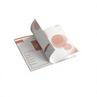Brochure promotionnelle pour annuaires d'entreprise, impression avec plastification, reliure agrafée, papier couché, modèle Guofei 0016