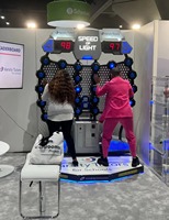 Équipement de jeu de réaction à la vitesse de la lumière portable pour événements d'entreprise, team building et locations pour fêtes