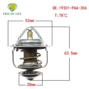 Thermostat de moteur Tree Of Life 78C pour Honda CRV Accord Odyssey Prelude CRX 19301-PAA-306 - Product Image 4