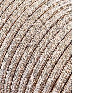 Cavo tubolare H03VV-F 2 x 0,75 mm beige, 5 m, ideale per connessioni elettriche ed estensioni interne. - Product Image 1