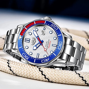 Reloj LIGE LG8936 de Fábrica con Logotipo Personalizado OEM, Correa de Acero Giratoria, Reloj Deportivo de Cuarzo Resistente al Agua para Hombre - Product Image 2
