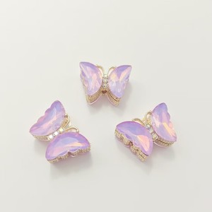 Strass pour ongles en forme de papillon, alliage plaqué, dos plat, accessoires de bijoux DIY, 20-40 pièces - Product Image 3