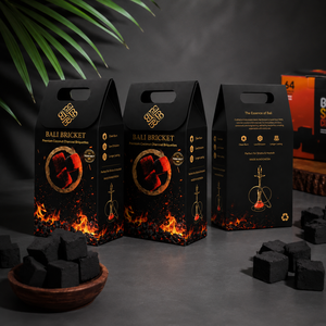 Premium Natural Coconut Shell Machine-Made Charcoal Briquettes Cube Shape <b>Hookah</b> Shisha Long Burning Low Ash Smokeless High - Product Image 1