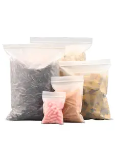 Bolsa de embalaje Lisa Biodegradable para alimentos, bolsa de grado alimenticio, con cremallera resellable, de almidón de maíz, PLA 100%, venta al por mayor de fábrica, disponible
