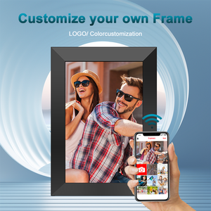 Cadre photo intelligent multifonctionnel avec écran LCD tactile de 10 pouces, personnalisable avec un logo familial - Product Image 3