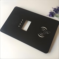 Panneau de verre flotté trempé personnalisé, haute transmission, résistant aux rayures, imprimé en sérigraphie avec frit céramique