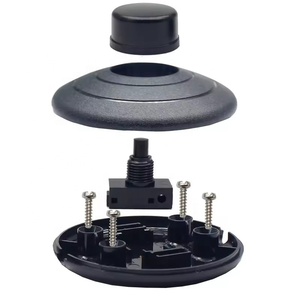XH-317 Ein/Aus Einpoliger Inline-Fußschalter Schwarzer Kabelschalter Elektrischer Fußschalter für Stehlampe - Product Image 3