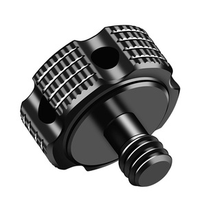 Aluminum Alloy 1/4 20 Screw Mount Quick Release Camera Mount For <b>Tripod</b> Ball Head - Product Image 1
