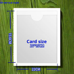 ที่ใส่บัตร PVC แบบเหนียวแน่น ติดด้วยกาว<span class=keywords><strong>ใน</strong></span>ตัว ช่องใส่ป้ายใส กันฝุ่น สำหรับชั้นวางสินค้าในซูเปอร์มาร์เก็ต - Product Image 4