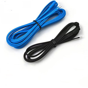 Sensor de temperatura TPE plástico sobremoldeado <span class=keywords><strong>NTC</strong></span> 10K 3435 termistor impermeable de 1 metro para refrigerador y aire acondicionado - Product Image 5