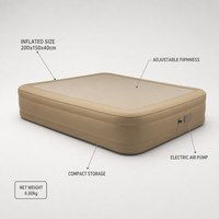 Nouveau matelas gonflable en PVC à fibres élastiques, pliable, portable, pour le camping en plein air, utilisation à domicile avec pompe électrique