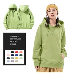 330 GSM 100% Baumwolle Hoodie Unisex Hochwertige Maßgefertigte Pullover Schwergewichtige Sweatshirts - Product Image 1