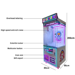 เครื่องเกมคีบตุ๊กตาแบบหยอดเหรียญ สนุกสนาน ใช้ในสวนสนุก - Product Image 5