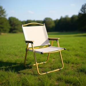 Sedia Pieghevole Casual Homeera in Tessuto Oxford con Telaio in Alluminio per Giardino, Esterni e Campeggio - Product Image 2