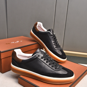 Chaussures plates décontractées d'été pour hommes en gros – Qualité supérieure, cuir véritable, faites à la main, luxe, mode polyvalente, couleurs classiques assorties - Product Image 4