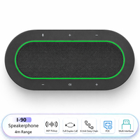 Haut-parleur de conférence USB à 8 unités en cascade, portée de 3-5m, suppression d'écho, vente en gros pour réunions de conseil d'administration