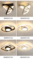 Plafonniers LED modernes créatifs avec base carrée en fer et couvercle en acrylique, indice de protection IP33, garantie de 2 ans, pour salon, chambre à coucher, couloir