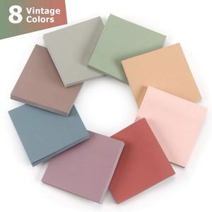 Paquete de 8 Blocs de Notas Adhesivas 3x3, 70 Hojas/Bloc, 8 Colores Morandi, para Hogar, Escuela, Oficina, Fáciles de Usar - Product Image 2