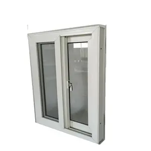 Modern Metal Plastic Outdoor House French Cheap Design Double Glazed Sash Pvc Window Slide