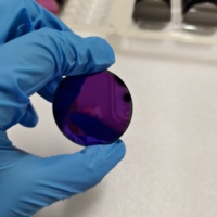 Fenêtre optique en silicium monocristallin avec revêtement AR DLC pour les composants du boîtier du capteur de caméra thermique IR
